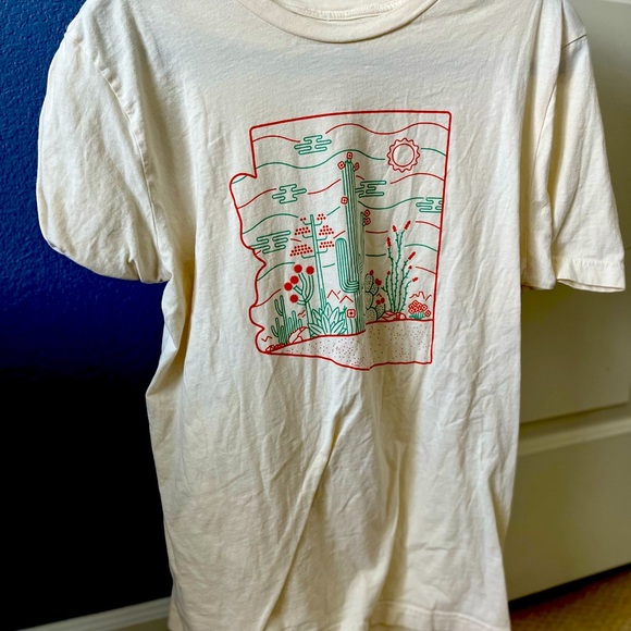 Cream oversized tee - Picture 1 of 2